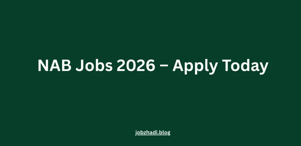 NAB Jobs 2026 – Apply Today