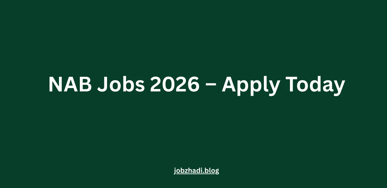 NAB Jobs 2026 – Apply Today